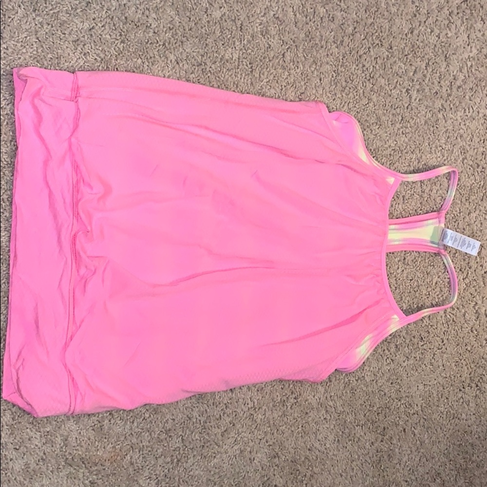 Ivivva Pink/yellow Athletic Tank